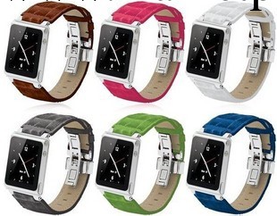 真皮 iwatchz timepiece iPod nano6 金屬 腕表帶工廠,批發,進口,代購