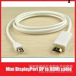 蘋果mini DisplayPort to HDMI轉接線 mini dp hdmi線1.8米/3米工廠,批發,進口,代購