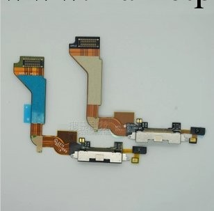 iphone4 原裝尾插排線 蘋果4尾插送話器 充電排線 黑白工廠,批發,進口,代購