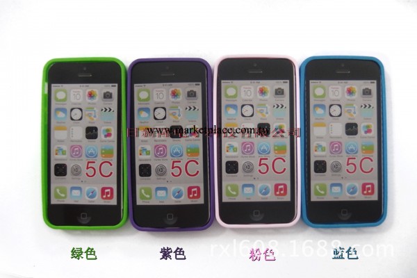 新產品iPhone5C  手機殼蘋果TPU保護套5C外殼多彩彩色矽膠手機套工廠,批發,進口,代購