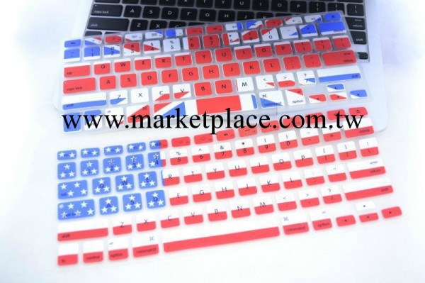 蘋果筆記本電腦 mac Pro Air 13.3/15.4寸英國/美國國旗mac鍵盤膜工廠,批發,進口,代購