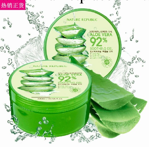 韓國購Nature Republic自然樂園蘆薈膠300ml 曬後修復美白面膜工廠,批發,進口,代購