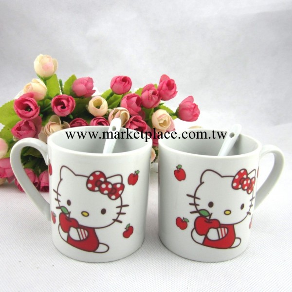 22-107hello kitty貓可愛卡通情侶對杯 陶瓷咖啡杯子 情人節禮物工廠,批發,進口,代購