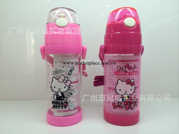 2014年新款Hello Kitty貓 學飲杯吸管杯防漏防燙塑料杯子批發3635工廠,批發,進口,代購