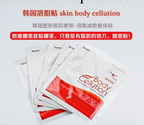 韓國正品 skin body cellution 溶脂貼懶人外用強效瘦瘦身貼 批發工廠,批發,進口,代購