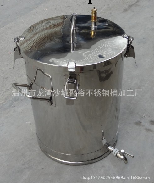 不繡鋼316雙層果蔬釀酒設備桶   40L   各款型號可定做工廠,批發,進口,代購