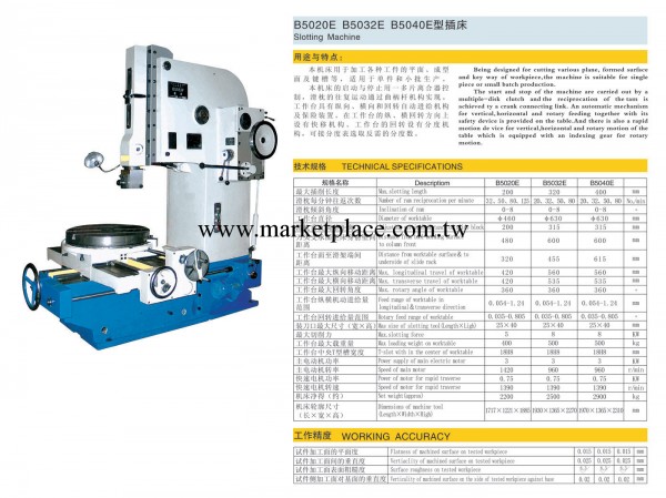 長沙機床廠B5020E插床工廠,批發,進口,代購