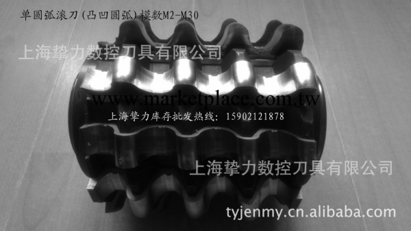 上海摯力直銷M2-M30單圓弧滾刀凸凹圓弧滾刀鑲片滾刀工廠,批發,進口,代購
