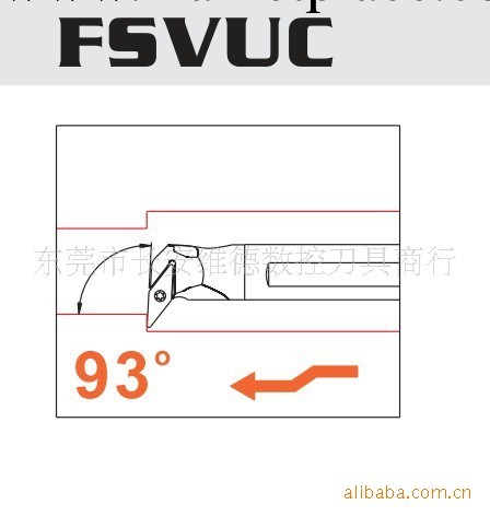 FSUVC系列93度主偏角內徑車刀架，FSUVC Series Boring Bar工廠,批發,進口,代購