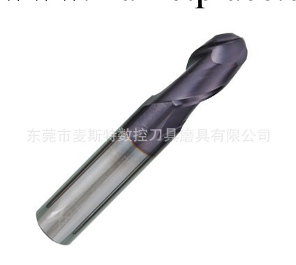 YD鎢鋼塗層銑刀 R4.0*8*100L 55度球頭刀/二刃鍵槽球頭刀 加長工廠,批發,進口,代購