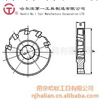 哈一工 硬質合金機夾三麵刃銑刀 Φ63工廠,批發,進口,代購