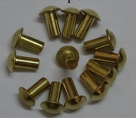 深圳廠傢專業生產銅鉚釘 優質材質不裂口 可來圖訂做工廠,批發,進口,代購