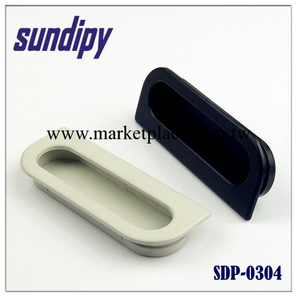 供應白色塑料拉手 SDP-0304抽屜暗拉手 圓角暗拉手工廠,批發,進口,代購