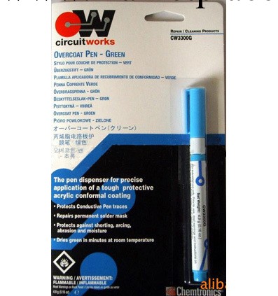 TIW護膜筆：CW3300BLACK 黑色/CW3300B藍色/CW3300C透明無色工廠,批發,進口,代購