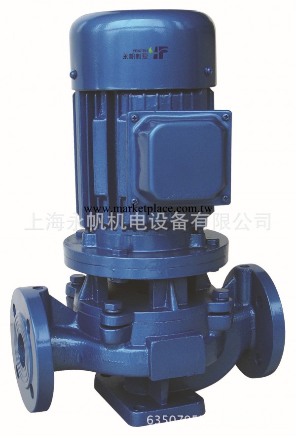 供應永帆牌優質IRG150-250B熱水型管道泵工廠,批發,進口,代購