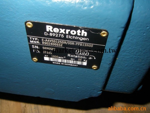 供應A4VS型柱塞泵Rexroth力士樂工廠,批發,進口,代購