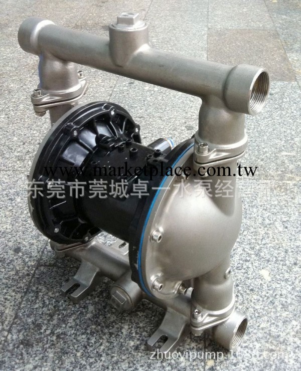 QBY-40 316不銹鋼氣動隔膜泵 東莞316材質隔膜泵工廠,批發,進口,代購