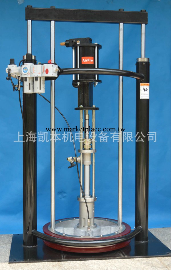 AirPro壓盤式雙立柱55GAL氣動泵 高壓油脂柱塞泵 上海廠傢直銷工廠,批發,進口,代購