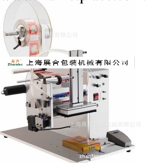 上海浦東半自動扁瓶貼標機|適用於各種平麵貼標物體工廠,批發,進口,代購