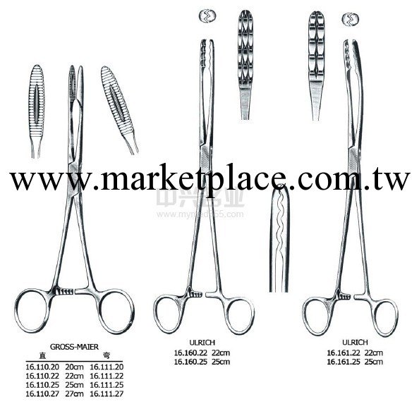 敷料鉗 GROSS-MAIER dressing forceps, Str. 直.工廠,批發,進口,代購