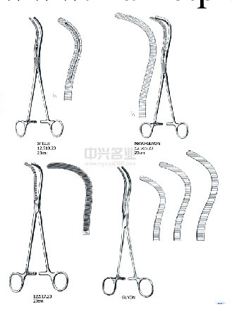 中號腎蒂鉗 22cm工廠,批發,進口,代購