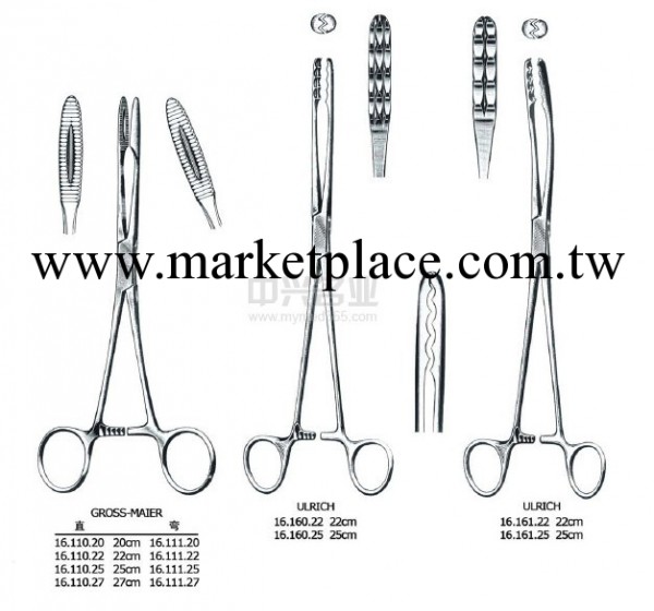 海綿鉗 FOERSTER swab forceps serrated, Str.直工廠,批發,進口,代購