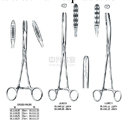 輔料鉗 直 Ulrich Cotton Swab Fcps str 27cm工廠,批發,進口,代購