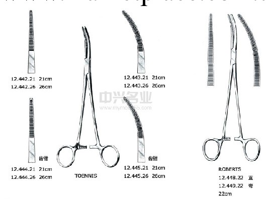 大彎止血鉗 ROBERTS hemo forceps, cvd工廠,批發,進口,代購