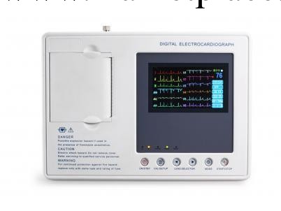 三道心電圖機 三道數字心電圖機 彩色寬屏心電圖ECG-3B心電圖機工廠,批發,進口,代購