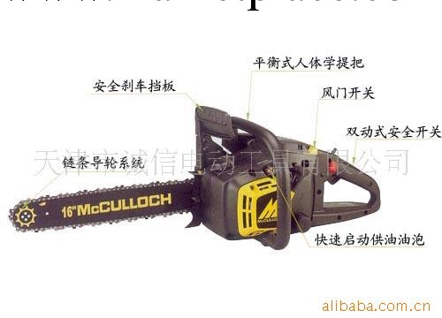 供應美國McCulloch 邁科洛油鋸——AC31B2工廠,批發,進口,代購