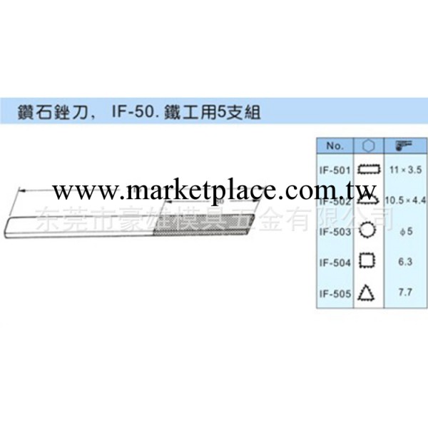 【廠傢直銷】供應鉆石銼刀 IF-50.鐵工用5支組 專業器材（圖）工廠,批發,進口,代購