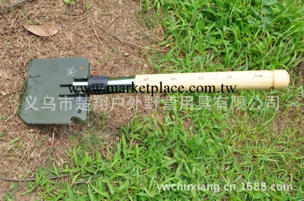 多功能折疊工具鍬(木柄) cx-208A/農用鏟/軍工鏟/批發零售工廠,批發,進口,代購