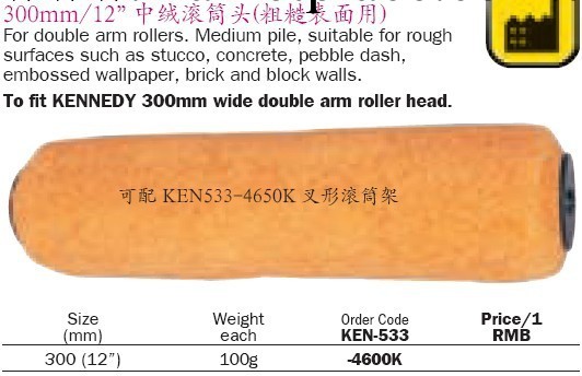 英國KENNEDY 中絨滾筒頭 KEN-533-4600K 克倫威爾工具工廠,批發,進口,代購