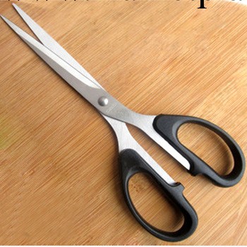 高級不銹鋼剪刀 傢用剪刀 黑色吸卡剪刀工廠,批發,進口,代購
