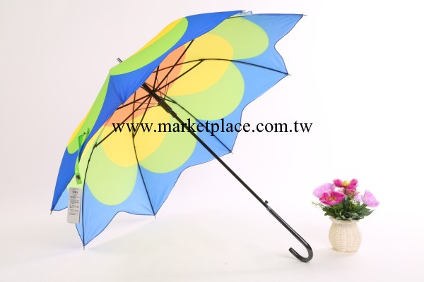 超美四色花傘創意個性長柄遮陽傘 晴雨兩用荷葉邊精致輕巧批發・進口・工廠・代買・代購