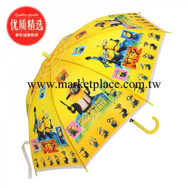 【2014新款】小黃人兒童雨傘 神偷奶爸卡通雨傘 禮品傘工廠,批發,進口,代購