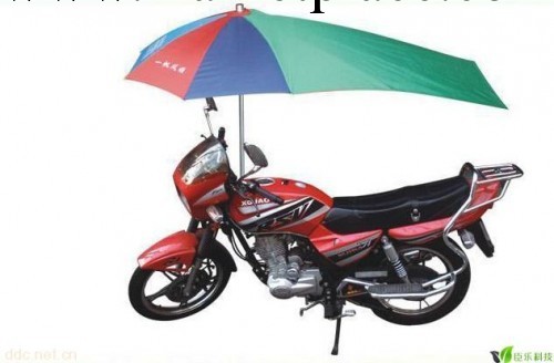 彩虹色摩托車超強抗風遮陽避雨晴雨傘工廠,批發,進口,代購
