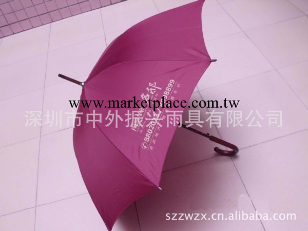 深圳23英寸木柄直桿傘 木桿創意廣告傘 可印logo工廠,批發,進口,代購