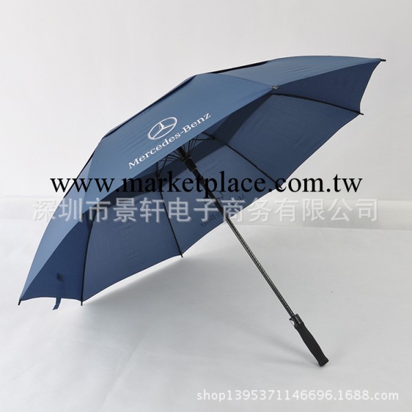 深圳雨傘廠 定製Mercedes-Benz 奔馳 高爾夫雙層晴雨傘 廣告雨傘工廠,批發,進口,代購