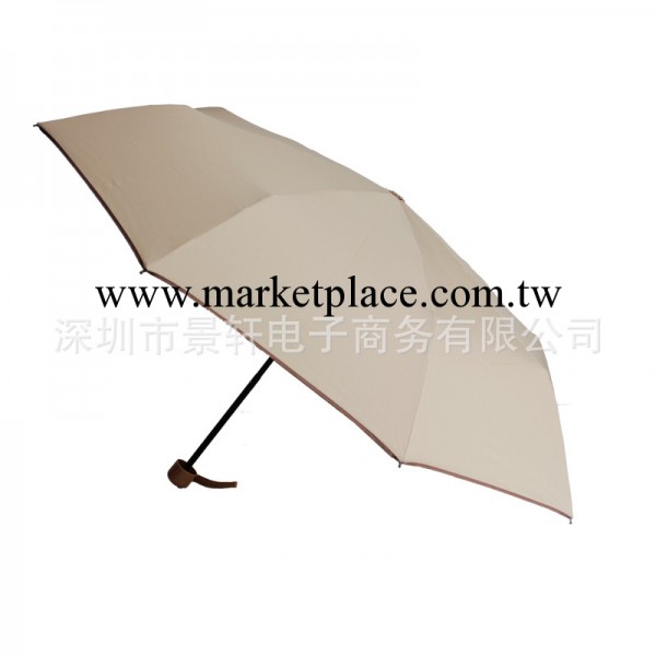 深圳雨傘廠三折晴雨傘 碰擊佈素色包邊傘 可印LOGO 廣告雨傘批發・進口・工廠・代買・代購