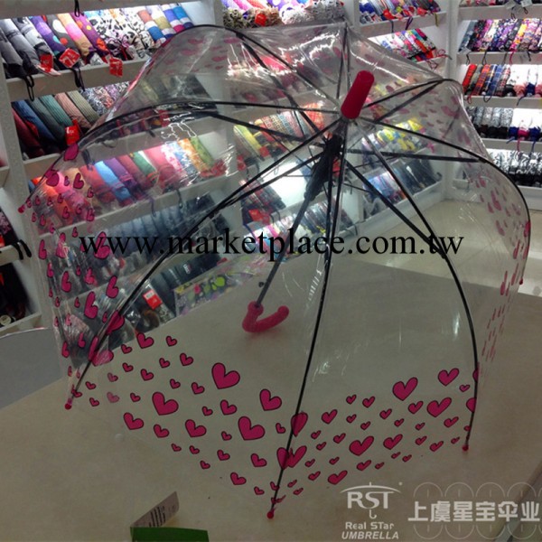 廠傢直銷RST 仙女花花愛心可愛透明雨傘兒童雨傘 創意雨傘批發工廠,批發,進口,代購
