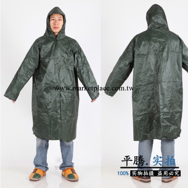 YY-1 雨衣加厚成人版 帶紐扣連身旅行工作防水佈料雨衣 廠傢直銷工廠,批發,進口,代購