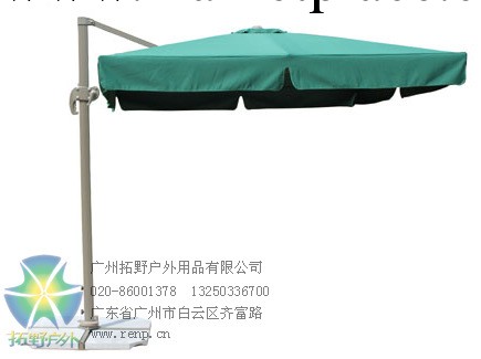 戶外高檔側立傘 太陽傘 單邊傘 遮陽傘 休閒庭院傘 綠色單邊吊傘工廠,批發,進口,代購