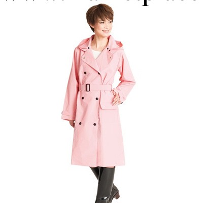 滿包郵 成人款日韓流行帶腰帶風衣雨衣 時尚雨披 兩色可選工廠,批發,進口,代購