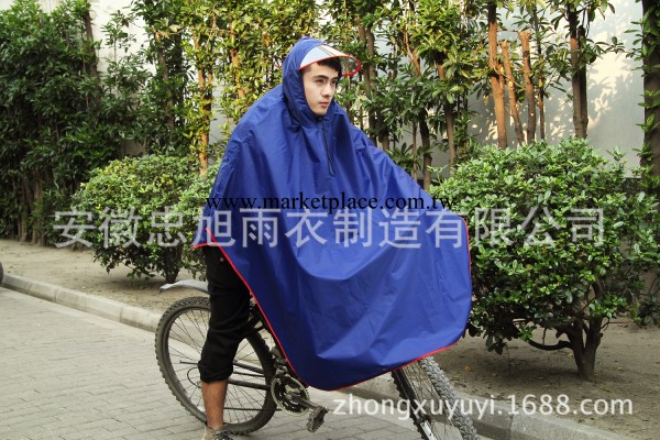 自行車騎行雨衣雨披 時尚韓版透明大帽簷頭盔式加厚雨披工廠,批發,進口,代購