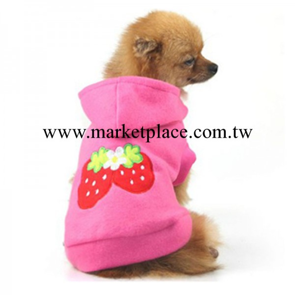 寵物秋冬衣服 粉色紅莓外套 泰迪貴賓狗狗衣服批發・進口・工廠・代買・代購
