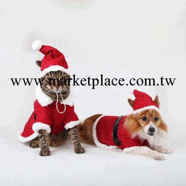 2014新年系列 華麗聖誕裝貓狗通用 寵物節日衣服 聖誕老人裝工廠,批發,進口,代購