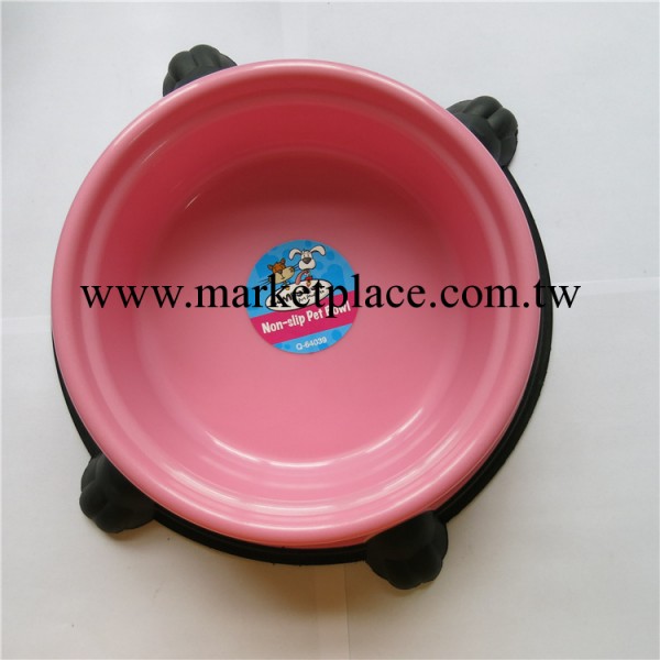 塑料寵物食具食盤 塑料寵物碗 塑料貓碗狗盆 矽膠防滑狗碗工廠,批發,進口,代購