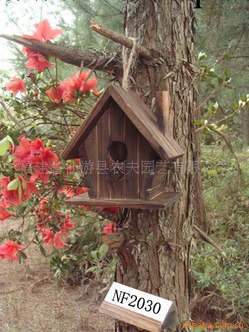 廠傢直供木鳥屋 木製喂鳥器 木鳥籠 天然木屋 Bird house工廠,批發,進口,代購