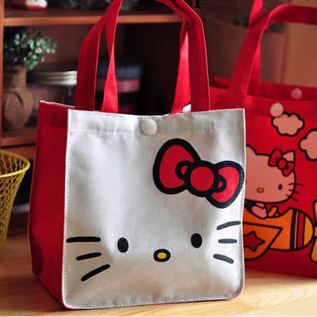 日本原單Hello Kitty 超可愛防水便當袋飯盒袋手提袋手拎包可批發工廠,批發,進口,代購
